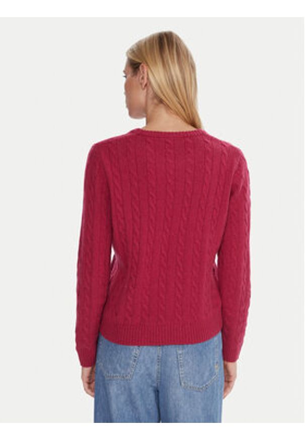 Robe di Kappa Sweter 65116CW Różowy Regular Fit. Kolor: różowy. Materiał: wełna