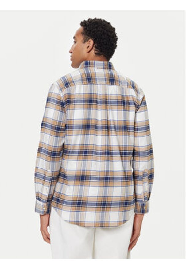 TOMMY HILFIGER - Tommy Hilfiger Koszula Hero MW0MW40473 Beżowy Regular Fit. Kolor: beżowy. Materiał: bawełna