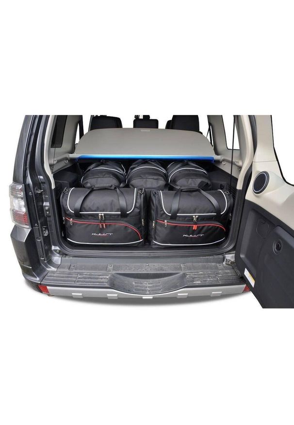 KJUST - Torby Do Bagażnika Mitsubishi Pajero 5 2006-2017 5Szt Kjust. Kolor: czarny. Styl: sportowy