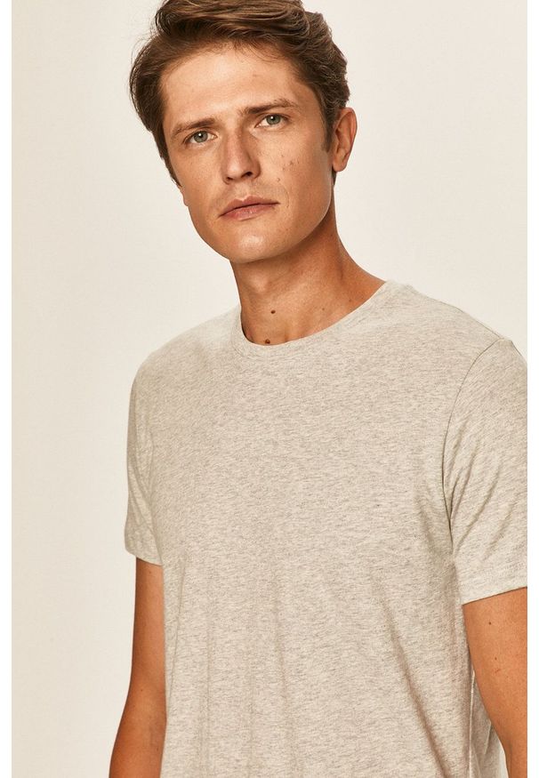 Levi's® - Levi's - T-shirt (2-pack). Okazja: na co dzień, na spotkanie biznesowe. Kolor: biały. Materiał: dzianina. Wzór: gładki. Styl: biznesowy, casual