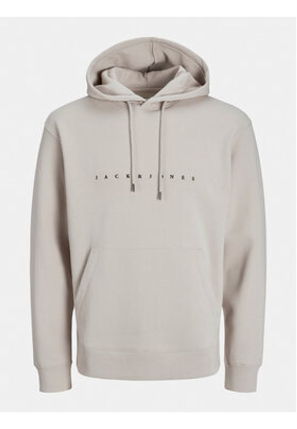 Jack & Jones Bluza Star 12233972 Beżowy Relaxed Fit. Kolor: beżowy. Materiał: syntetyk, bawełna