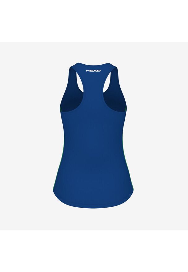 Head - Koszulka bez rękawów damska SPIRIT Tank Top. Kolor: niebieski. Długość rękawa: bez rękawów