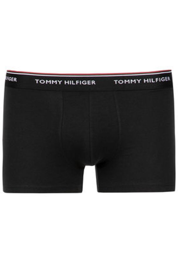 TOMMY HILFIGER - Tommy Hilfiger Komplet 3 par bokserek 3P Trunk 1U87903842 Czarny. Kolor: czarny. Materiał: bawełna
