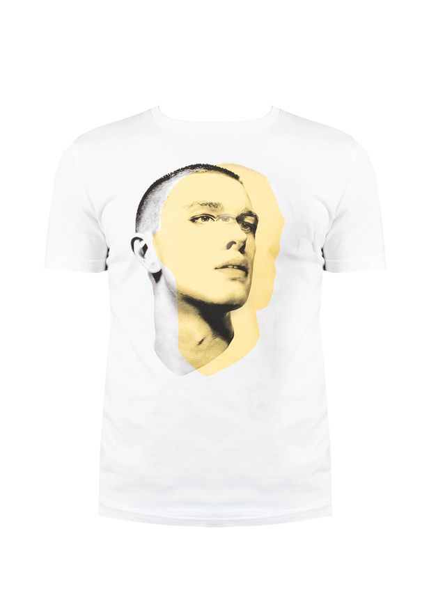 Antony Morato T-shirt | MMKS02166-FA100144 | Mężczyzna | Biały. Okazja: na co dzień. Kolor: biały. Materiał: bawełna. Wzór: aplikacja, nadruk. Styl: casual