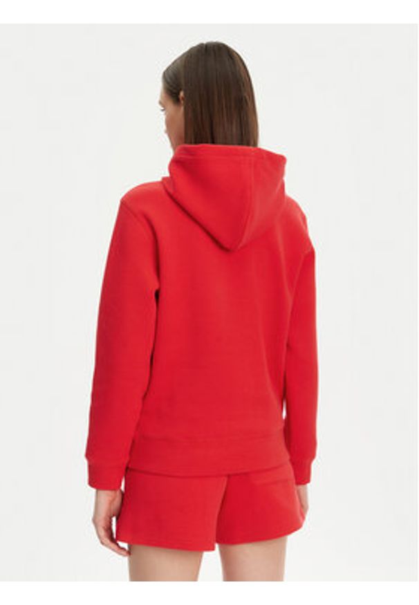 Lacoste Bluza SF8346 Czerwony Regular Fit. Kolor: czerwony. Materiał: bawełna