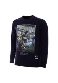 COPA FOOTBALL - Bluza dla dorosłych Maradona x COPA Bombonera - Czarny. Kolor: niebieski