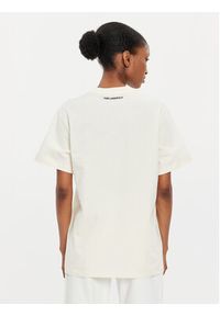 Karl Lagerfeld - KARL LAGERFELD T-Shirt 241W1702 Biały Relaxed Fit. Typ kołnierza: dekolt w karo. Kolor: biały. Materiał: bawełna #2