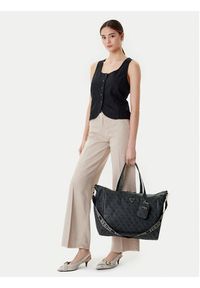 Guess Torba weekendowa Latona Travel TWLB92 11017 Czarny. Kolor: czarny. Materiał: skóra #4