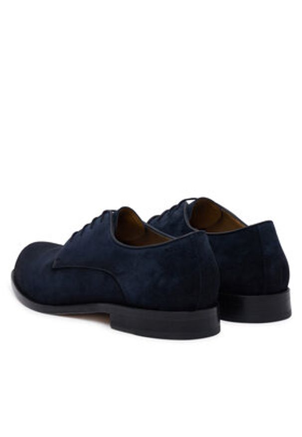 BOSS Półbuty Tayil-L 50563099 Granatowy. Kolor: niebieski. Materiał: skóra, zamsz