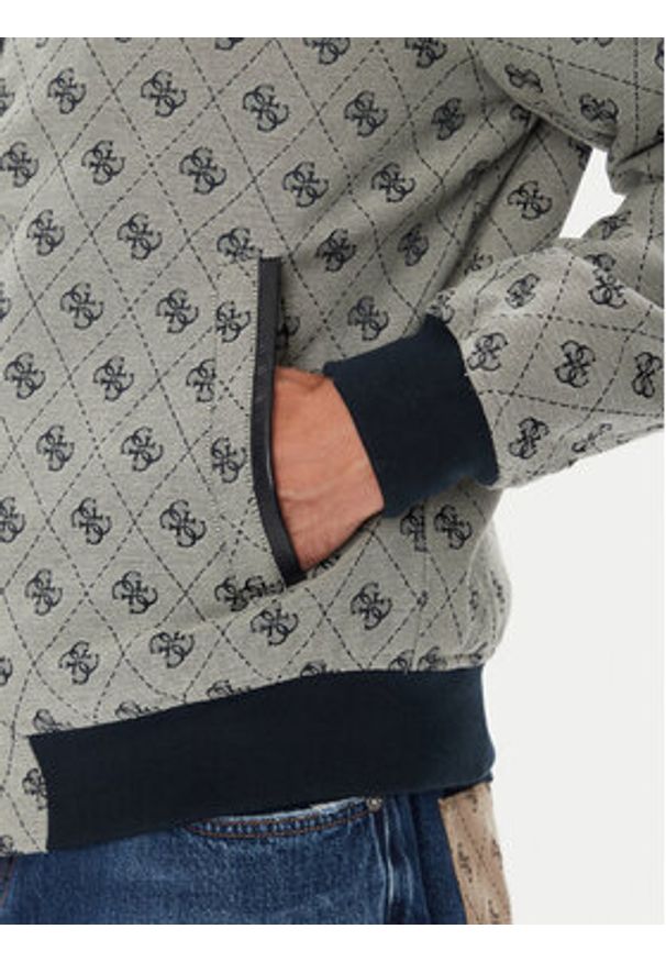 Guess Kurtka bomber M5YL04 WGUE0 Granatowy Regular Fit. Kolor: niebieski. Materiał: syntetyk