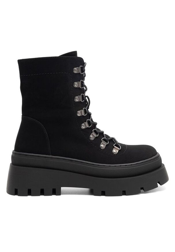 DeeZee Trzewiki ERNA WS6151-05 Czarny. Kolor: czarny. Materiał: syntetyk