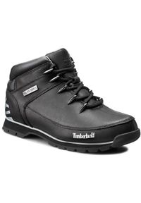 Timberland Trapery Euro Sprint A17JR/TB0A17JR0011 Czarny. Kolor: czarny. Materiał: skóra