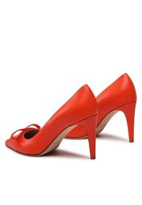Red Valentino Szpilki 2Q2S0G60RBL Pomarańczowy. Kolor: pomarańczowy. Materiał: skóra. Obcas: na szpilce #6
