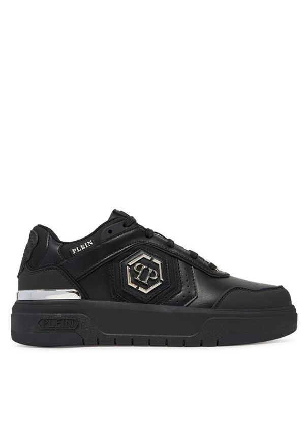 Philipp Plein - PHILIPP PLEIN Sneakersy SAES USC0766 PTE120N Czarny. Kolor: czarny. Materiał: skóra