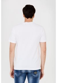 Amiri - AMIRI T-shirt męski biały z podkreślonym logo. Kolor: biały #5