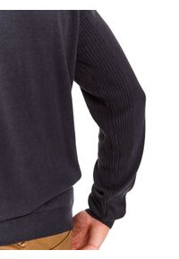 TOP SECRET - Sweter półgolf z suwakiem. Kolor: niebieski. Długość: długie. Wzór: aplikacja. Sezon: zima #2