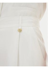 LOLA CASADEMUNT Spodnie palazzo LS2514010 Biały Wide Leg. Kolor: biały. Materiał: lyocell #4