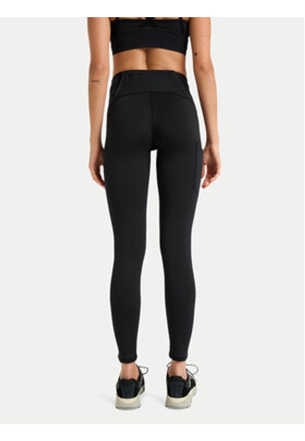 Roxy Legginsy Waves Of Warmth ERJNP03671 Czarny Slim Fit. Kolor: czarny. Materiał: syntetyk