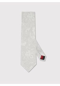 Pako Lorente - PAKO LORENTE – Jedwabny szary krawat męski. Okazja: na ślub cywilny, na wesele, na imprezę. Kolor: szary. Materiał: jedwab. Styl: elegancki #1