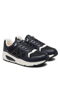 Armani Exchange Sneakersy XUX239 XV909 U385 Granatowy. Kolor: niebieski. Materiał: materiał