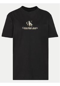 Calvin Klein Jeans T-Shirt Shadow Graphic J20J225545 Czarny Regular Fit. Kolor: czarny. Materiał: bawełna #3