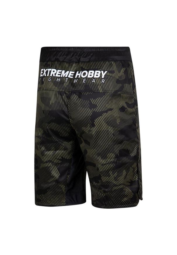 Spodenki do Grapplingu MMA BJJ K1 męskie EXTREME HOBBY HAVOC. Kolor: zielony. Materiał: poliester