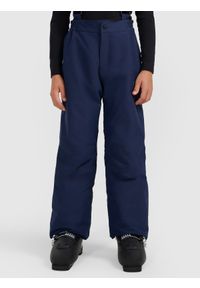 4f - 4F Spodnie narciarskie membrana 5000 chłopięce - granatowe 146 (10-11 lat). Kolor: niebieski. Materiał: materiał, poliester. Wzór: gładki. Sezon: lato. Sport: narciarstwo #2