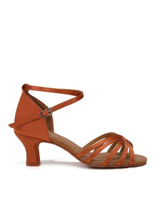 BURTAN - Buty taneczne damskie salsa taniec towarzyski Burtan Havana 5 cm. Kolor: beżowy. Sport: taniec