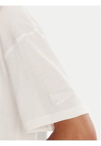Reebok T-Shirt RK25315CCW Biały Regular Fit. Kolor: biały. Materiał: bawełna #4