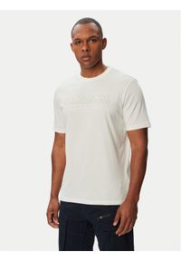 Napapijri T-Shirt S-Bollo SS 3 NP0A8BAF Biały Regular Fit. Kolor: biały. Materiał: bawełna #1