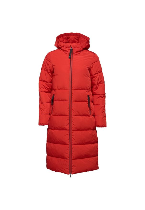 ZEAGLE - Płaszcz damski Loap Tandora, czerwony, M. Kolor: czerwony. Materiał: materiał, puch. Sezon: zima
