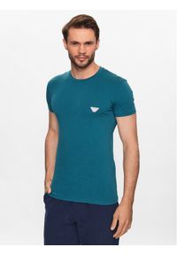 Emporio Armani Underwear T-Shirt 111035 3R512 16885 Niebieski Regular Fit. Kolor: niebieski. Materiał: bawełna #1