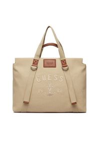 Guess Torba weekendowa HMOSCM P6246 Beżowy jasny. Kolor: beżowy. Materiał: materiał #6