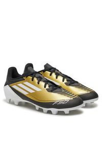Adidas - adidas Buty do piłki nożnej F50 CLUB FxG MESSI IG9331 Złoty. Kolor: złoty. Materiał: skóra #3