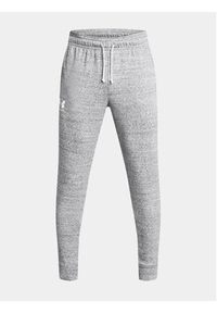 Under Armour Spodnie dresowe Ua Rival Terry Jogger 1380843-011 Szary Fitted Fit. Kolor: szary. Materiał: bawełna #3