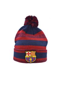Czapka FC Barcelona dziecięca beanie - oficjalna licencjonowana. Kolor: niebieski