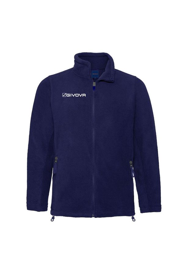 Bluz Givova Alaska Fleece Niebieska XL - Ciepła i Stylowa. Kolor: niebieski. Materiał: polar, poliester