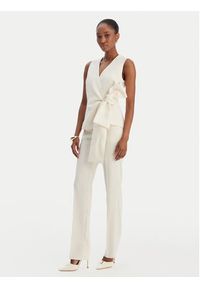 Marella Kamizelka garniturowa Lirica 2613161043 Écru Regular Fit. Materiał: syntetyk #5