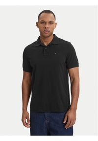 Tommy Jeans Polo DM0DM22711 Czarny Regular Fit. Typ kołnierza: polo. Kolor: czarny. Materiał: bawełna #1