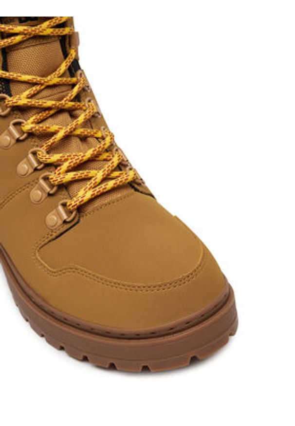 DC Shoes Trapery Peary Tr ADYB700045-WEA Brązowy. Kolor: brązowy. Materiał: skóra