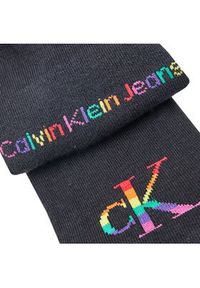 Calvin Klein Jeans Skarpety stopki męskie 701223912 Czarny. Kolor: czarny. Materiał: bawełna, materiał