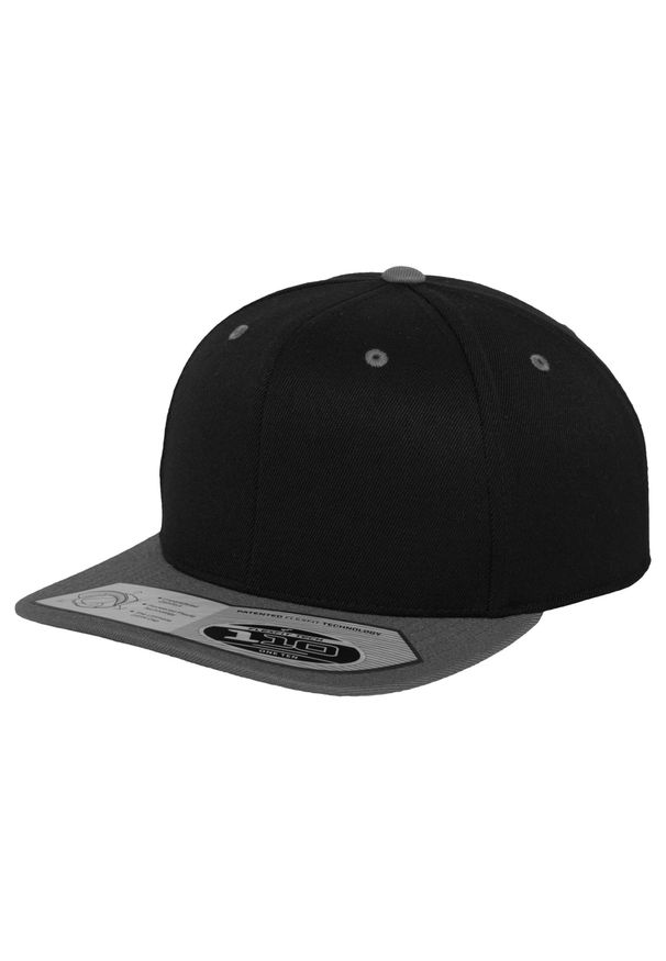 FLEXFIT - 110 Czapka Z Daszkiem Typu Snapback. Kolor: wielokolorowy, czarny, szary