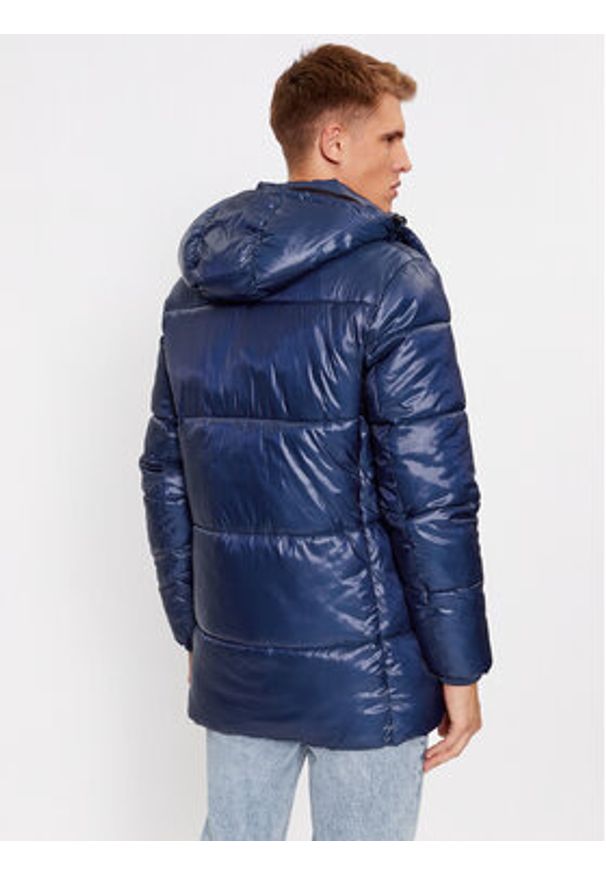 Guess Kurtka puchowa M3BL28 WFP50 Granatowy Regular Fit. Kolor: niebieski. Materiał: syntetyk