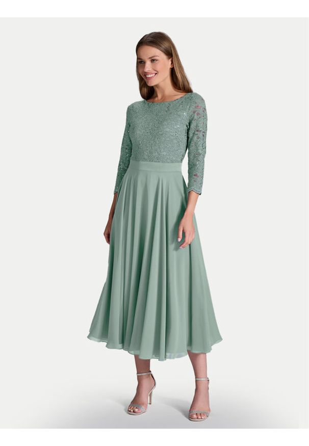 Swing Sukienka koktajlowa 77761710 Zielony Regular Fit. Kolor: zielony. Materiał: syntetyk. Styl: wizytowy