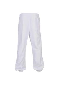 Urban Classics - Męskie Spodnie Dresowe. Kolor: biały. Materiał: dresówka. Długość: długie