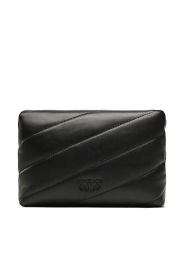 Pinko Torebka Love Baby Puff C PE 23 PLTT 100040 A0F2 Czarny. Kolor: czarny. Materiał: skórzane