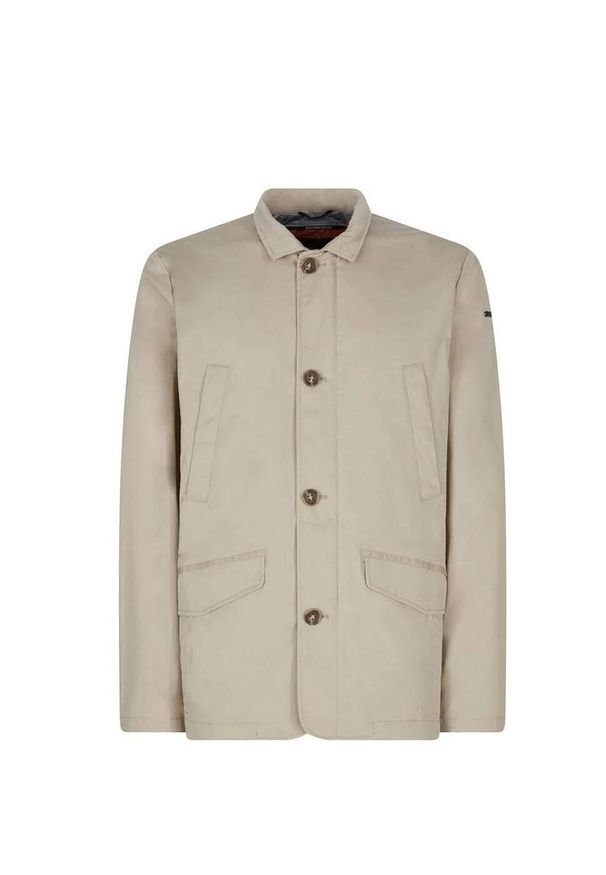 Geox - Kurtka GEOX M EOLO Beżowy. Kolor: beżowy. Materiał: tkanina