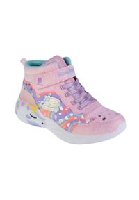 skechers - Buty do chodzenia dla dzieci Skechers Lighted Unicorn Dreams Magical. Wysokość cholewki: za kostkę. Zapięcie: rzepy. Kolor: różowy. Materiał: syntetyk, materiał. Szerokość cholewki: normalna. Sport: turystyka piesza