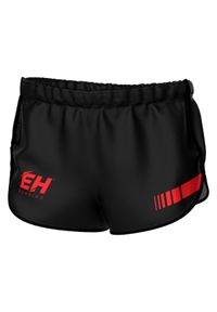 Szorty do biegania męskie spodenki biegowe EXTREME HOBBY DRAFT. Kolor: czarny. Materiał: poliester. Długość: krótkie. Sezon: lato. Sport: bieganie #1