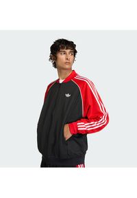 Adidas - adidas Bluza adicolor SST KE0115 Czarny Loose Fit. Kolor: czarny. Materiał: syntetyk #2